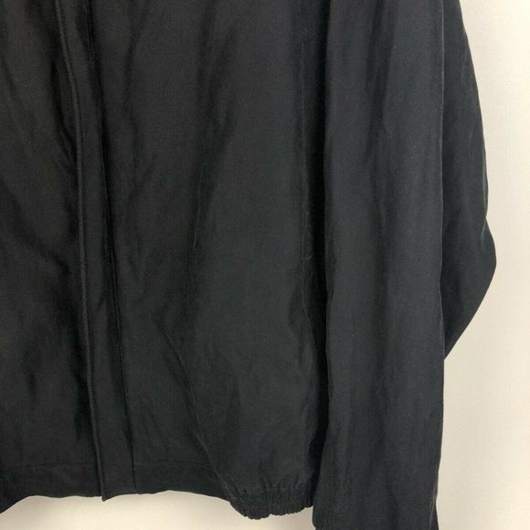 ANTIGUA Full Zip Press Buttons Mens GOLF JACKET Pockets Lined BLACK XL NWOT - Picture 6 of 11
